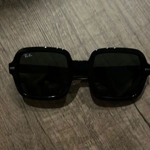 Rayban square glasses with case